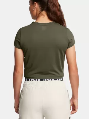 Női póló UNDER ARMOUR MERIDIAN BABY TEE 1387729-390 ZÖLD