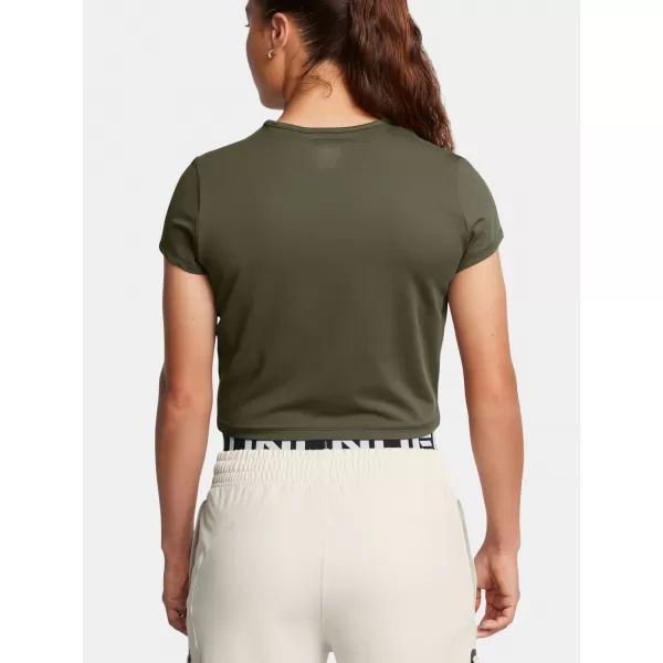  Női póló UNDER ARMOUR MERIDIAN BABY TEE 1387729-390 ZÖLD 