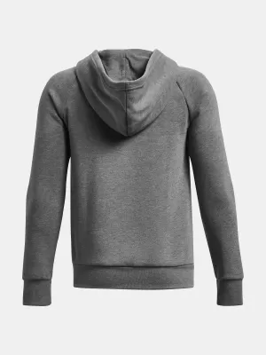 Fiú pulóver UNDER ARMOUR RIVAL FLEECE FZ HOODIE 1379794-025 SZÜRKE