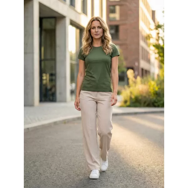  Funkcionális női póló ALTISPORT NoPrint NP/ALW041 KHAKI 