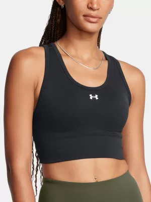 Női melltartó UNDER ARMOUR VANISH SEAMLESS MID BRA 1384419-001 FEKETE