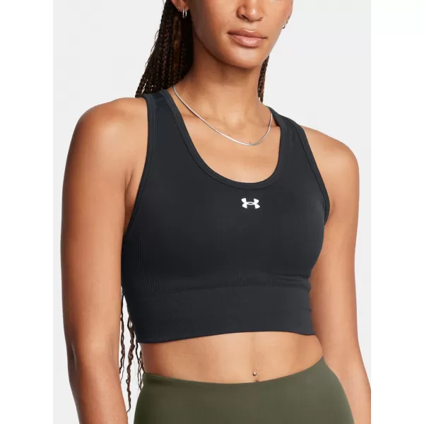  Női melltartó UNDER ARMOUR VANISH SEAMLESS MID BRA 1384419-001 FEKETE 