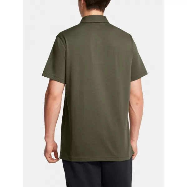  Férfi póló UNDER ARMOUR ICON POLO 1386608-390 ZÖLD 