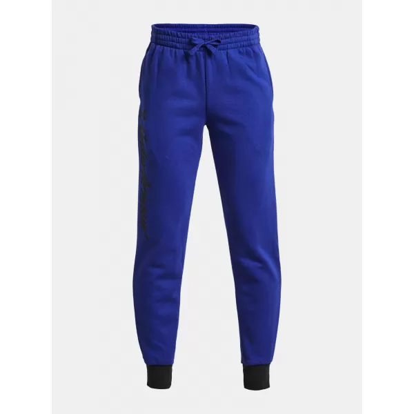  Fiú melegítőnadrág UNDER ARMOUR RIVAL FLEECE SCRIPT JGRS 1379789-400 KÉK 