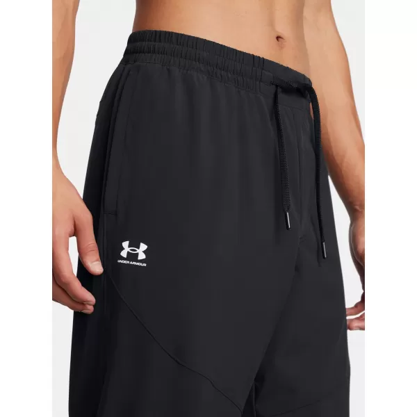  Férfi melegítőnadrág UNDER ARMOUR VIBE WOVEN JOGGER 1386557-001 FEKETE 