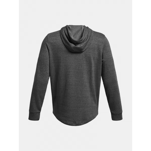  Férfi pulóver UNDER ARMOUR RIVAL TERRY GRAPHIC HOOD 1386047-025 SZÜRKE 