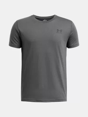 Fiú póló UNDER ARMOUR B SPORTSTYLE LC SS 1389962-012 SZÜRKE