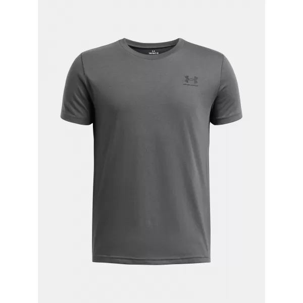  Fiú póló UNDER ARMOUR B SPORTSTYLE LC SS 1389962-012 SZÜRKE 