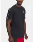 Férfi póló UNDER ARMOUR ICON HWT TEE TAPING 1390300-001 FEKETE