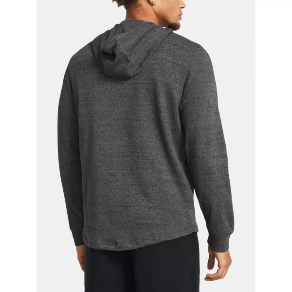  Férfi pulóver UNDER ARMOUR RIVAL TERRY GRAPHIC HOOD 1386047-025 SZÜRKE 