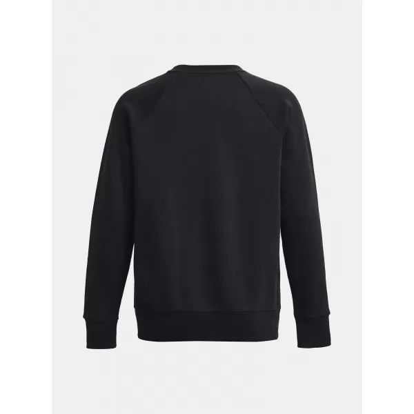  Női pulóver UNDER ARMOUR RIVAL FLEECE CREW 1379508-001 FEKETE 
