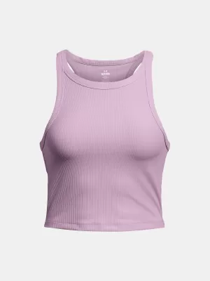 Női felső UNDER ARMOUR MERIDIAN RIB CROP TANK 1384008-543 LILA
