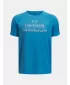 Fiú póló UNDER ARMOUR TECH SPLIT WORDMARK SS 1383010-452 KÉK