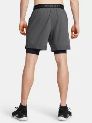 Férfi rövidnadrág UNDER ARMOUR VANISH WOVEN 2IN1 STS 1373764-025 SZÜRKE