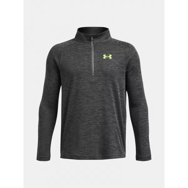  Fiú póló UNDER ARMOUR TECH TEXTURED 1/2 ZIP 1382791-025 SZÜRKE 