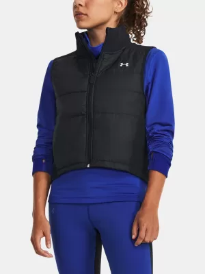 Női mellény UNDER ARMOUR STRM SESSION RUN VEST 1378502-001 FEKETE