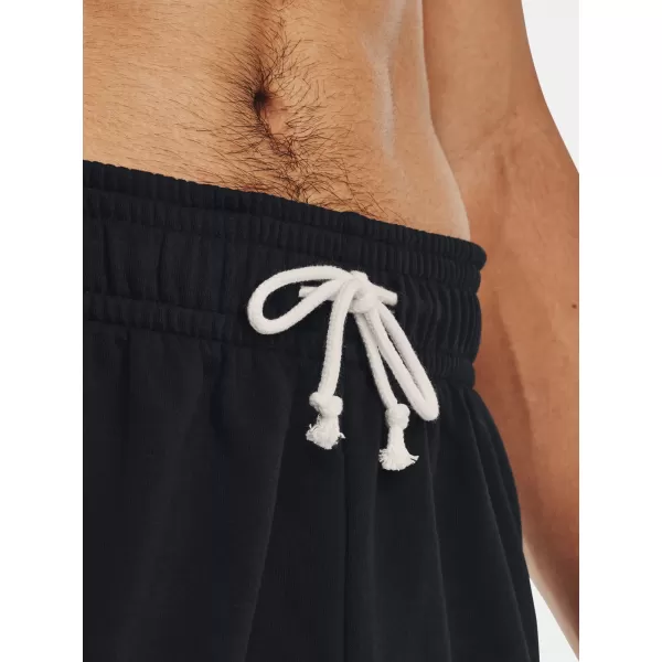  Férfi rövidnadrág UNDER ARMOUR RIVAL TERRY 6IN SHORT 1382427-001 FEKETE 