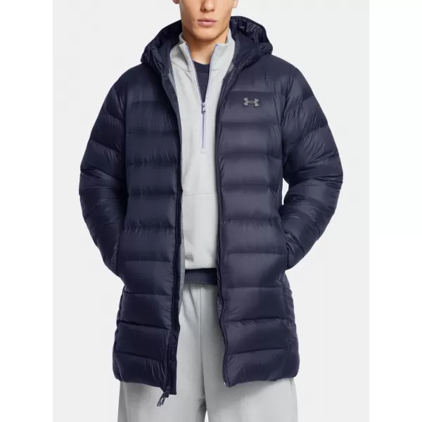  Férfi dzseki UNDER ARMOUR LEGEND DOWN PARKA 1385839-410 KÉK 
