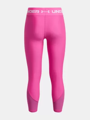 Lányok leggings UNDER ARMOUR ARMOUR ANKLE CROP 1373950-652 RÓZSASZÍN