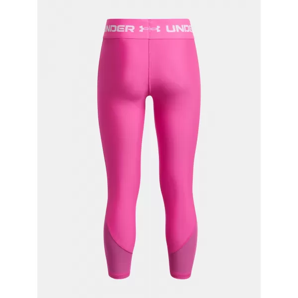  Lányok leggings UNDER ARMOUR ARMOUR ANKLE CROP 1373950-652 RÓZSASZÍN 