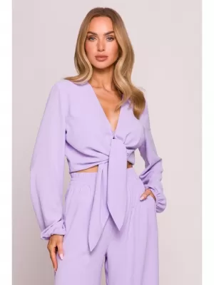 Női crop top MOE M861 LILA