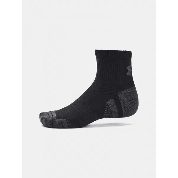  Zokni UNDER ARMOUR PERFORMANCE TECH QTR (3 PÁRY) 1379510-001 FEKETE 