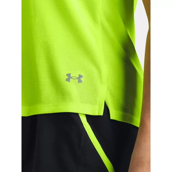  Női póló UNDER ARMOUR LAUNCH SHORTSLEEVE 1382434-731 ZÖLD 