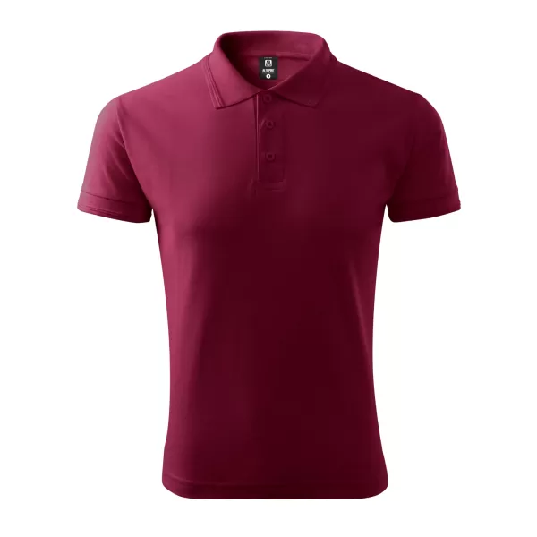  Mens t -phirt gallérral ALTISPORT NoPrint NP/ALM302 GRÁNÁT 