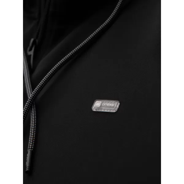  Férfi pulóver OMBRE OM-SSZP-0210 FEKETE 