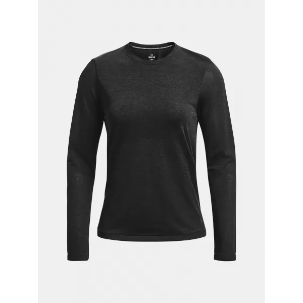  Női póló UNDER ARMOUR SEAMLESS STRIDE LS 1375699-001 FEKETE 