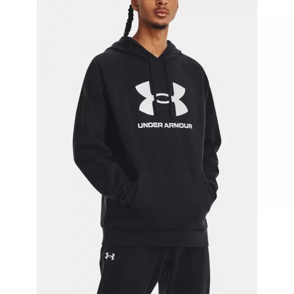  Férfi pulóver UNDER ARMOUR RIVAL FLEECE LOGO HD 1379758-001 FEKETE 
