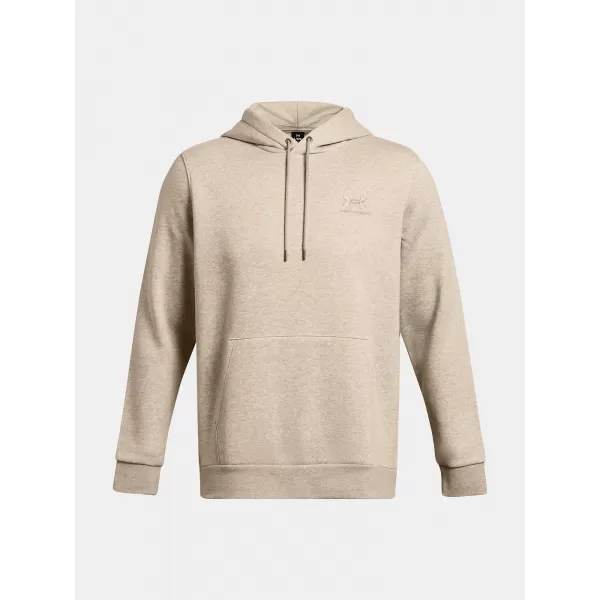  Férfi pulóver UNDER ARMOUR ESSENTIAL FLEECE HOODIE 1373880-203 BARNA 