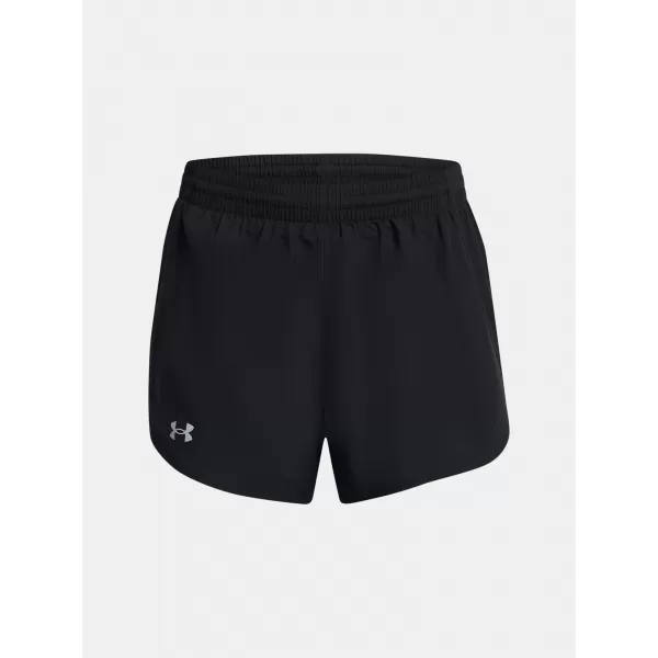  Női rövidnadrág UNDER ARMOUR FLY BY 2-IN-1 SHORTS 1382440-001 FEKETE 