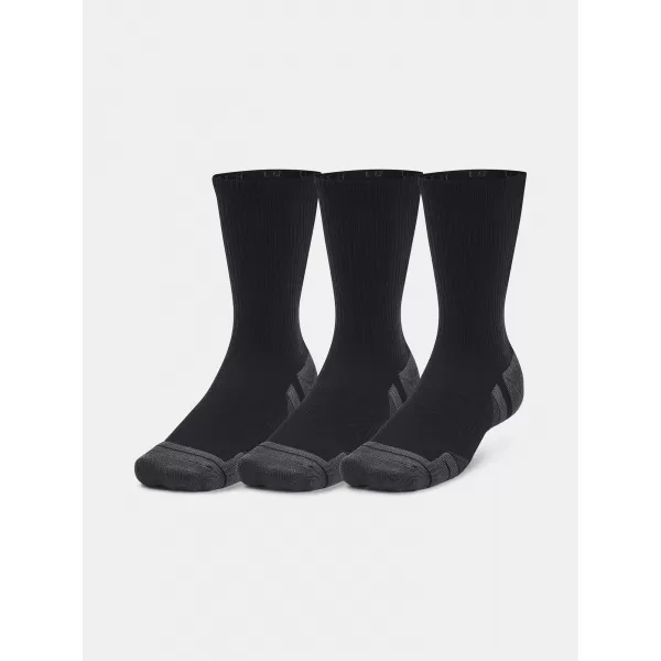  Zokni UNDER ARMOUR PERFORMANCE TECH CREW (3 PÁRY) 1379512-001 FEKETE 