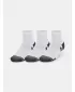 Zokni UNDER ARMOUR PERFORMANCE COTTON 3P QTR 1379528-100 FEHÉR