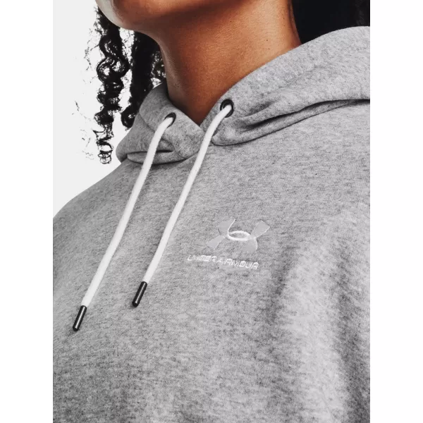  Női pulóver UNDER ARMOUR ESSENTIAL FLC OS HOODIE 1379495-012 SZÜRKE 