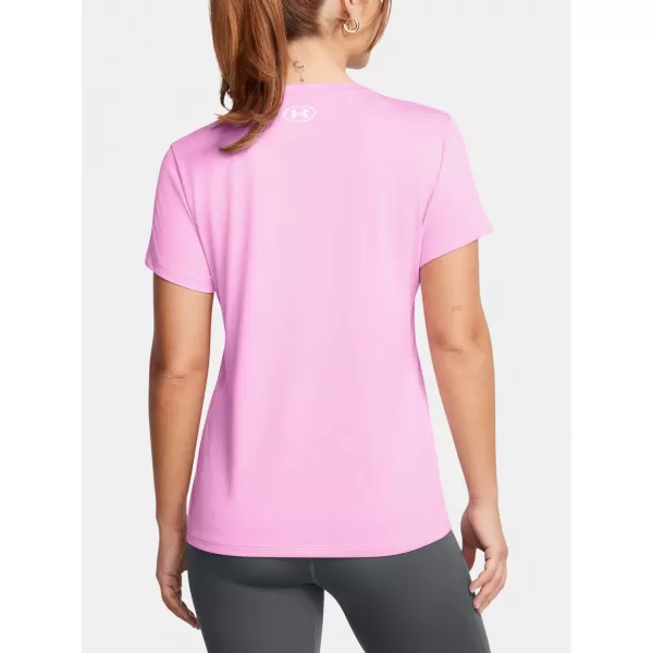 Női póló UNDER ARMOUR TECH SSV- TWIST 1384227-638 RÓZSASZÍN 