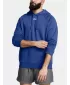 Férfi pulóver UNDER ARMOUR RIVAL FLEECE HOODIE 1379757-432 KÉK