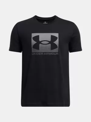 Fiú póló UNDER ARMOUR B BOXED SPORTS UPDATE SS 1388672-001 FEKETE