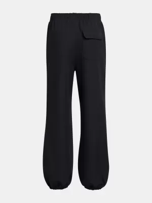Lány sportnadrág UNDER ARMOUR UNSTOPPABLE WVN WIDE LEG 1388638-001 FEKETE
