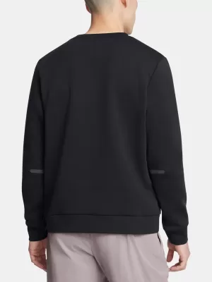 Férfi pulóver UNDER ARMOUR UNSTOPPABLE FLC CREW EU 1389351-001 FEKETE