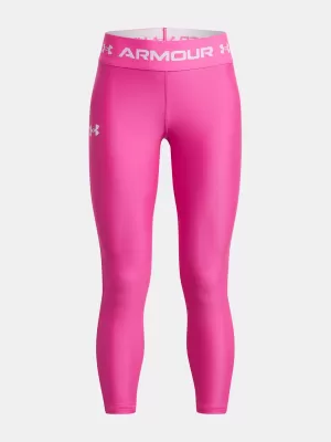 Lányok leggings UNDER ARMOUR ARMOUR ANKLE CROP 1373950-652 RÓZSASZÍN