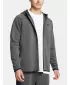 Férfi pulóver UNDER ARMOUR UA UNSTOPPABLE FLC FZ HD EU SZÜRKE