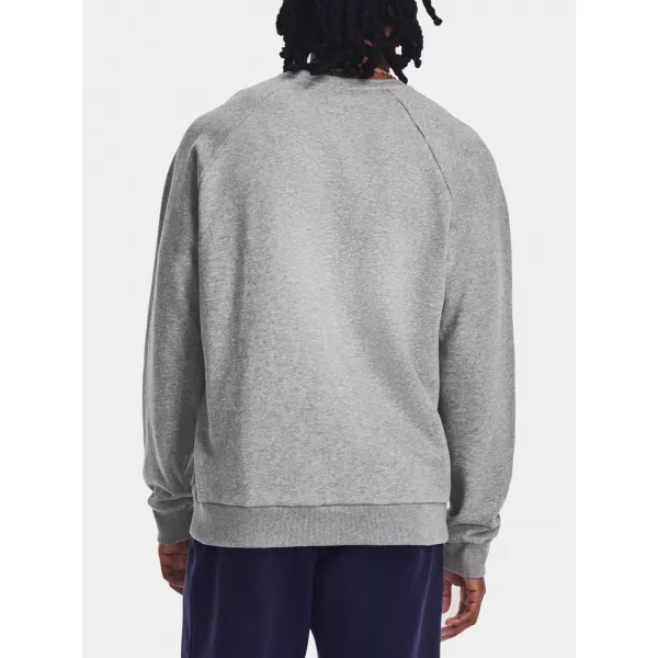  Férfi pulóver UNDER ARMOUR RIVAL FLEECE CREW 1379755-025 SZÜRKE 