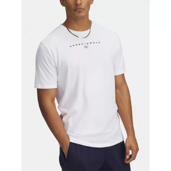  Férfi póló UNDER ARMOUR M STACKED LOGO SS 6000211-100 FEHÉR 