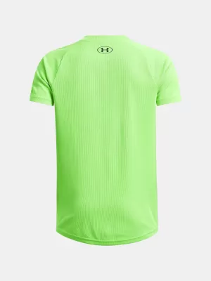 Fiú póló UNDER ARMOUR TECH TEXTURED SS 1382790-362 ZÖLD
