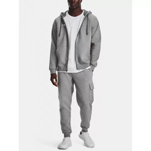  Férfi pulóver UNDER ARMOUR UA RIVAL FLEECE FZ HOODIE SZÜRKE 
