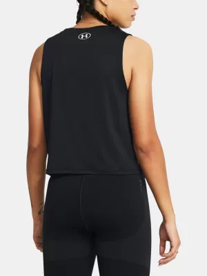 Női felső UNDER ARMOUR VANISH ENERGY CROP TANK 1383654-001 FEKETE