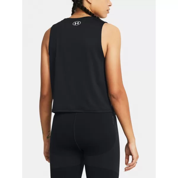  Női felső UNDER ARMOUR VANISH ENERGY CROP TANK 1383654-001 FEKETE 