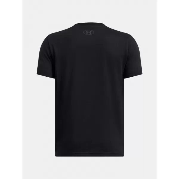  Fiú póló UNDER ARMOUR B BOXED SPORTS UPDATE SS 1388672-001 FEKETE 